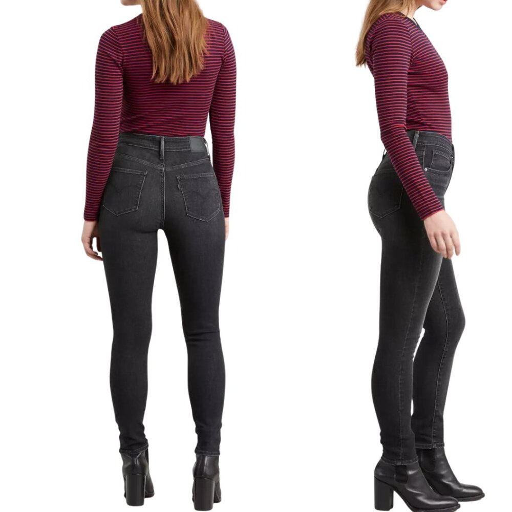 Levi’s 721 High Rise Skinny Jeans Steady Grey Size 26